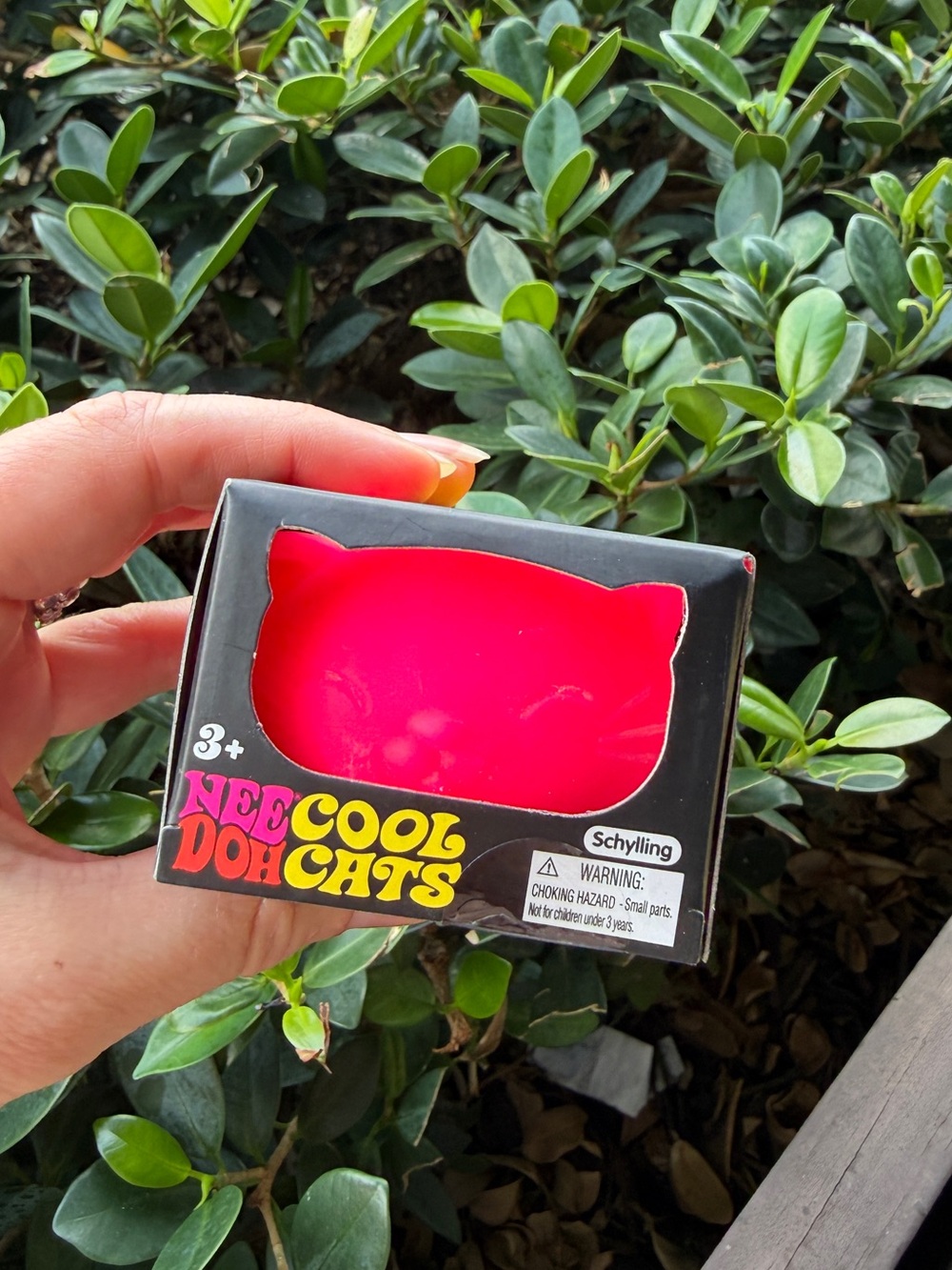 NeeDoh Cool Cats Stress Ball - Bright Pink